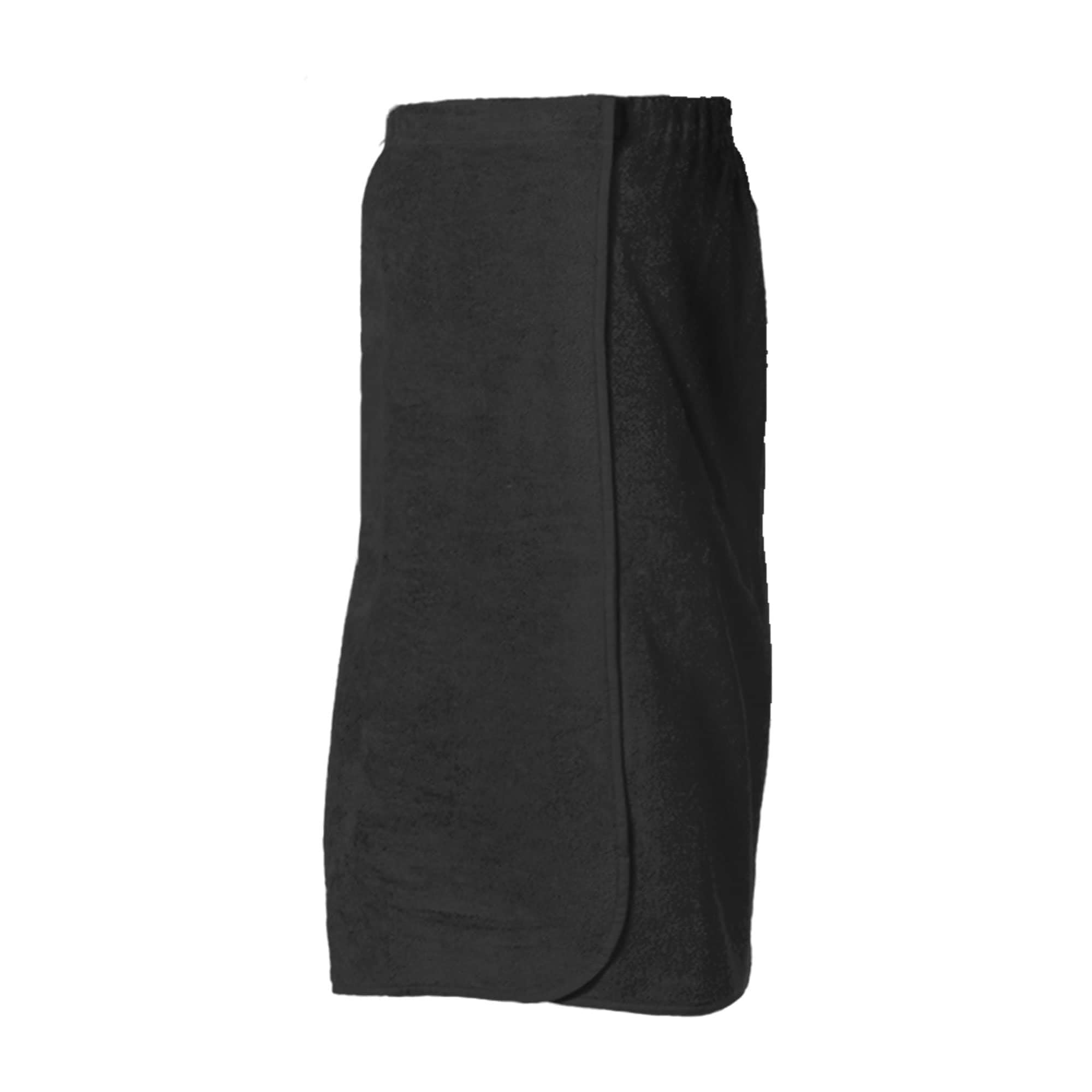 aztex Women's Towelling Cotton Sarong with Elasticated Back and Fastener - One Size, Beachwear Cover-Up