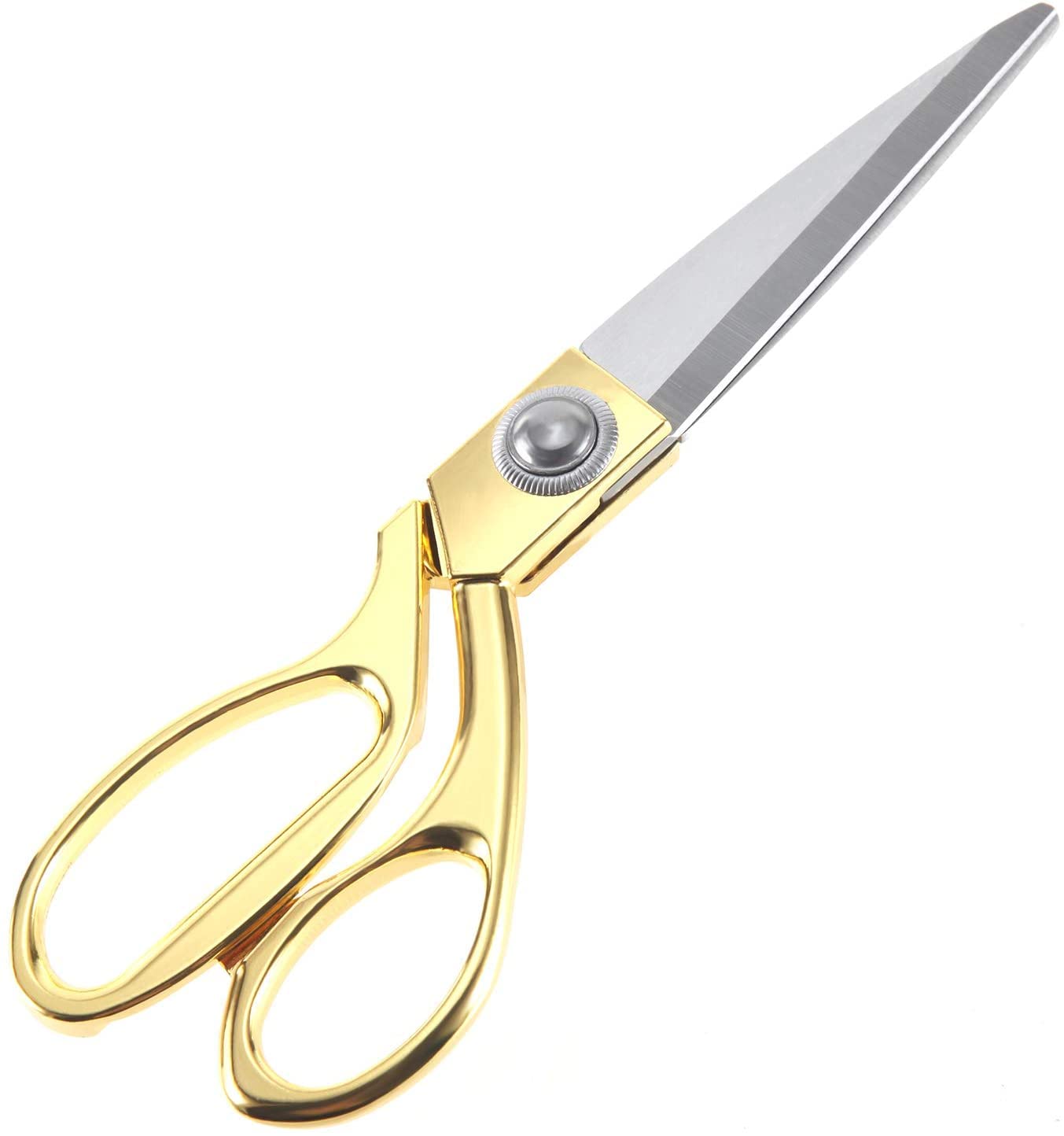 Gold Heavy Duty 8 Inches Sewing Scissors, Professional Tailor Scissor Shears by Stainless Steel for Cutting Cloth and Multiple Uses