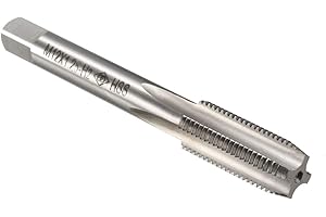 uxcell Metric Machine Tap M12 x 1.25mm H2 H2 High Speed Steel 4 Straight Flutes Screw Tapping Threading Machinist Repair DIY 