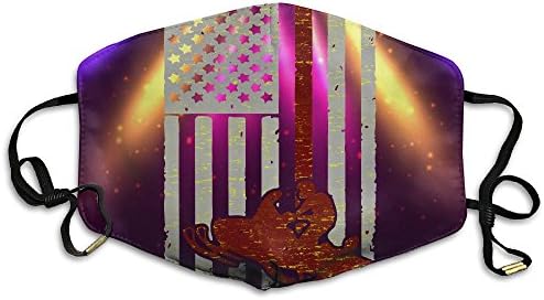 Snowmobile US Flag Unisex Print Durable 100% Polyester respirator Breathing Mask For Dust