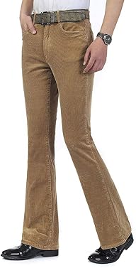 Buy HAORUN Men Corduroy Bell Bottom 