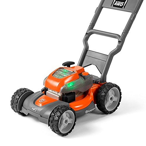Skroutz Kids Outdoor Toy Weed Garden Lawn Mower Battery Operated Toys Grass Eater Realistic Games Backyard Patio Ages 2+ Orange - Thumbnail 3