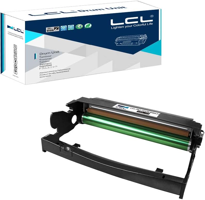 LCL Remanufactured Drum for DELL 2330, 2330D, 2330DN, 2350, 2350D, 2350DN, 3330DN, 3335DN (Black, 30000 Pages, Laser