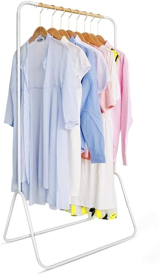 JEFEE Garment Rack Hang Clothes Rack Simple Garment Rack