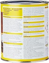 Everbuild Dark Oak Satin Wood Stain 750ml Indoor Outdoor Weatherproof Quick Dry view 2