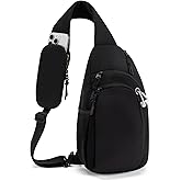 Sling Bag Nylon Crossbody Bags for Women with Anti-theft RFID Blocking Pocket Cross Body Purse Adjustable Shoulder Strap