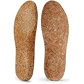 Nature Cork Arch Support Insoles for Men and Women Shoe Inserts Orthotic Inserts Flat Feet Foot - Plantar Fasciitis Orthotic Insoles for Arch Pain High Arch - Boot Insoles (Women 8.5-9 / Men 8-8.5)
