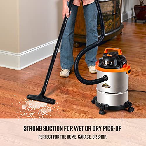 Armor All VO408S 0901 4 Gallon Wet/Dry Vac 3.0 Peak HP Shop Vacuum With