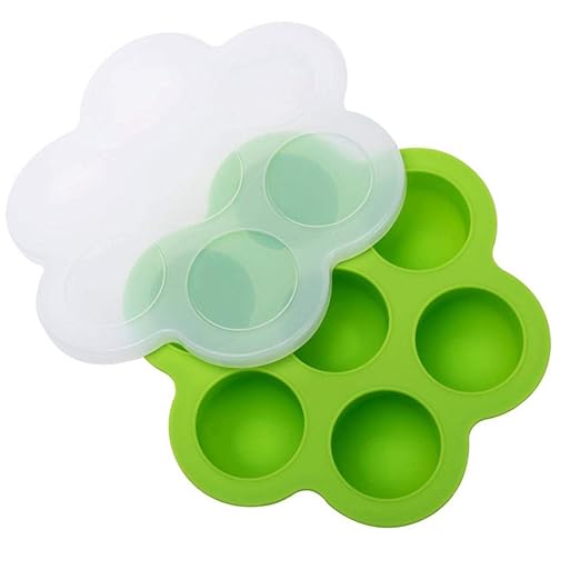 HAMKAW - Bandeja de Silicona con Tapa, 7 tarros de conservación ...