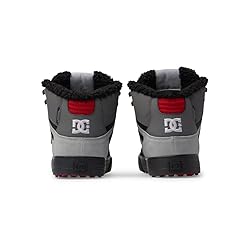 DC Men's Pure HIGH-TOP WC WNT Skate Shoe, Grey, 11