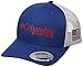 Columbia PFG Logo Snap Back Ball Cap, Breathable, Adjustable, Mountain Blue, USA Flag, One Size