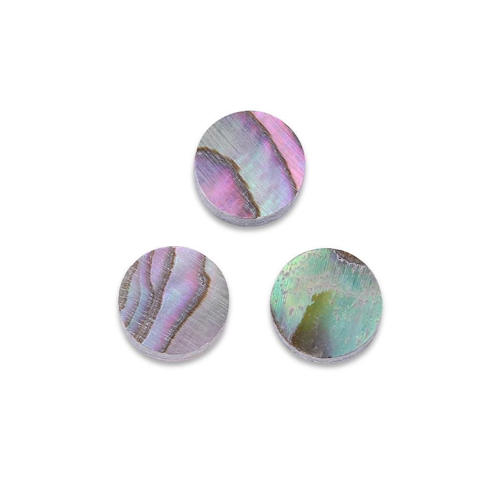 RiToEasysports Fretboard Inlay Dots Guitar Fretboard 6mm Inlay Dots Markers for Guitar Ukulele Bass Mandolin Banjo (20pcs) Performance Accessory Musical Instrument Accessories