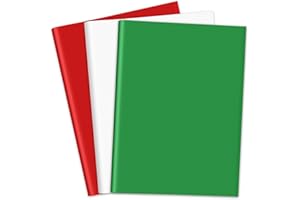 BOUBONI 100 Sheets Christmas Tissue Paper Bulk 20 x 14.5 inches Gift Wrapping Paper for Flower Artworks Crafts Holiday Party Decoration (Red, Green, White)