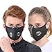 CoolChange N99 Dust Mask PM2.5 Activated Carbon Filter Mask Cambridge Breathing Mask Suitable for Men Women for Woodworking, Mowing, Sanding, Running, Cycling Outdoor Activities-1 Filter