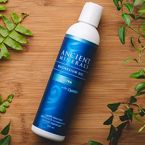 Ancient Minerals Magnesium Gel Ultra with OptiMSM and Aloe Vera Topical Magnesium Gel Formula