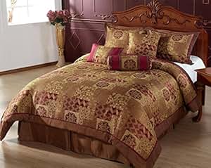 Amazon.com: CozyBeddings Queen Size Hindu Bed in A Bag 7