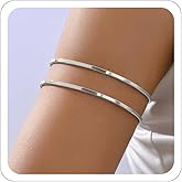 INENIMARTJ Gold Arm Cuff Upper Arm Bracelet Minimalist Armband Cuffs Bangle Bracelets Arm Cuff Jewelry for Women Summer Beach Accessories