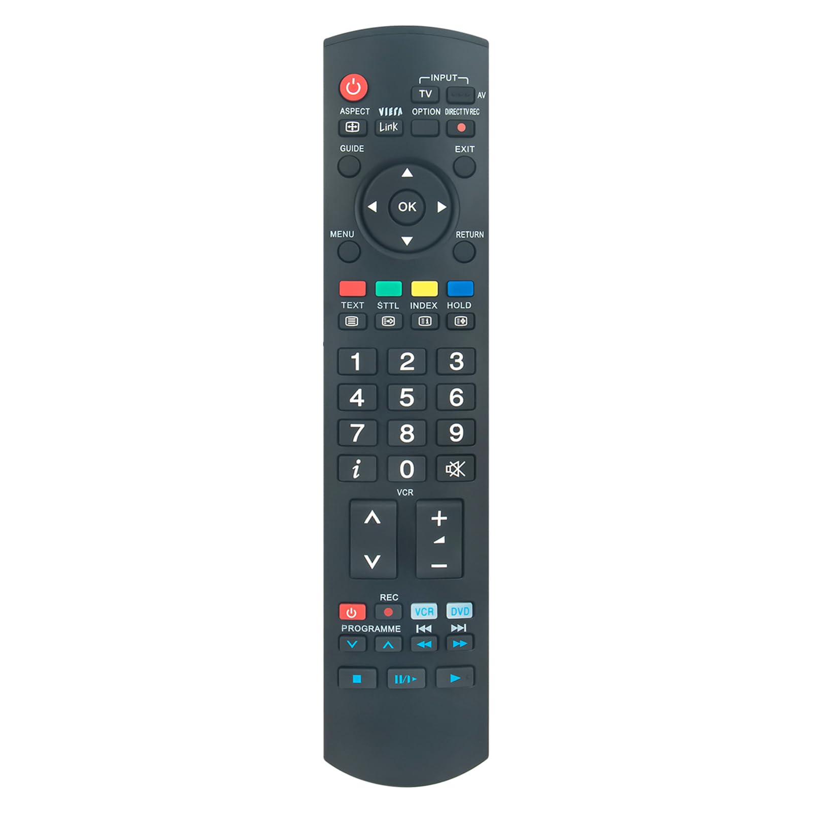 VINABTY EUR7737Z50 Replacement Remote Control Compatible with Panasonic TV TH-42PV70P/F TH-42PV70PA TH-42PX70B/E TH-42PX70E TH-42PX70EA TH-42PX74EA TH-37PV70P/F TH-37PV70PA TH-37PX70E TH-37PX70E/B