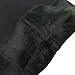 Pop Fashion Women Warm Winter Fleece Lined Fuzzy Fur Full Length Leggings Tights (One Size, Black)