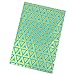 Inspired Mailers - Poly Mailers 10x13 - Triangles Deluxe (Aqua/Gold) (10x13, 100 Pack)