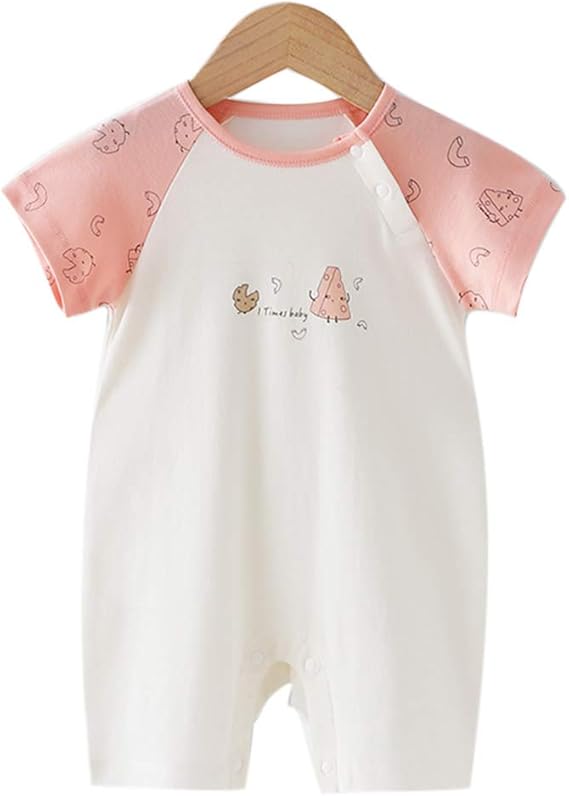 Amazon Co Jp Baby Nest ベビー服 夏 ロンパース 半袖 カバーオール サロペット 新生児服 赤ちゃん服 女の子 カバーオール コットン かわいい 通園 通学 服 ファッション小物