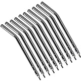 10 pcs Metal Alloy Spray Nozzles Tips for 3-Way Air Water Syringe Tubes