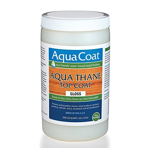 Aqua coat aqua thane top coat, gloss, qt
