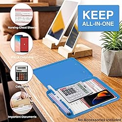 Sooez Clipboard with Storage, High Capacity Nursing