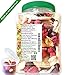 Freeze Dried Fruit: 9 Delicious Fruits Strawberry, Blueberry, Raspberry & More, 5oz (142g) Large Bulk Re-Sealable Kraft Bag in Protective Box: the Ultimate Snack & Breakfast
