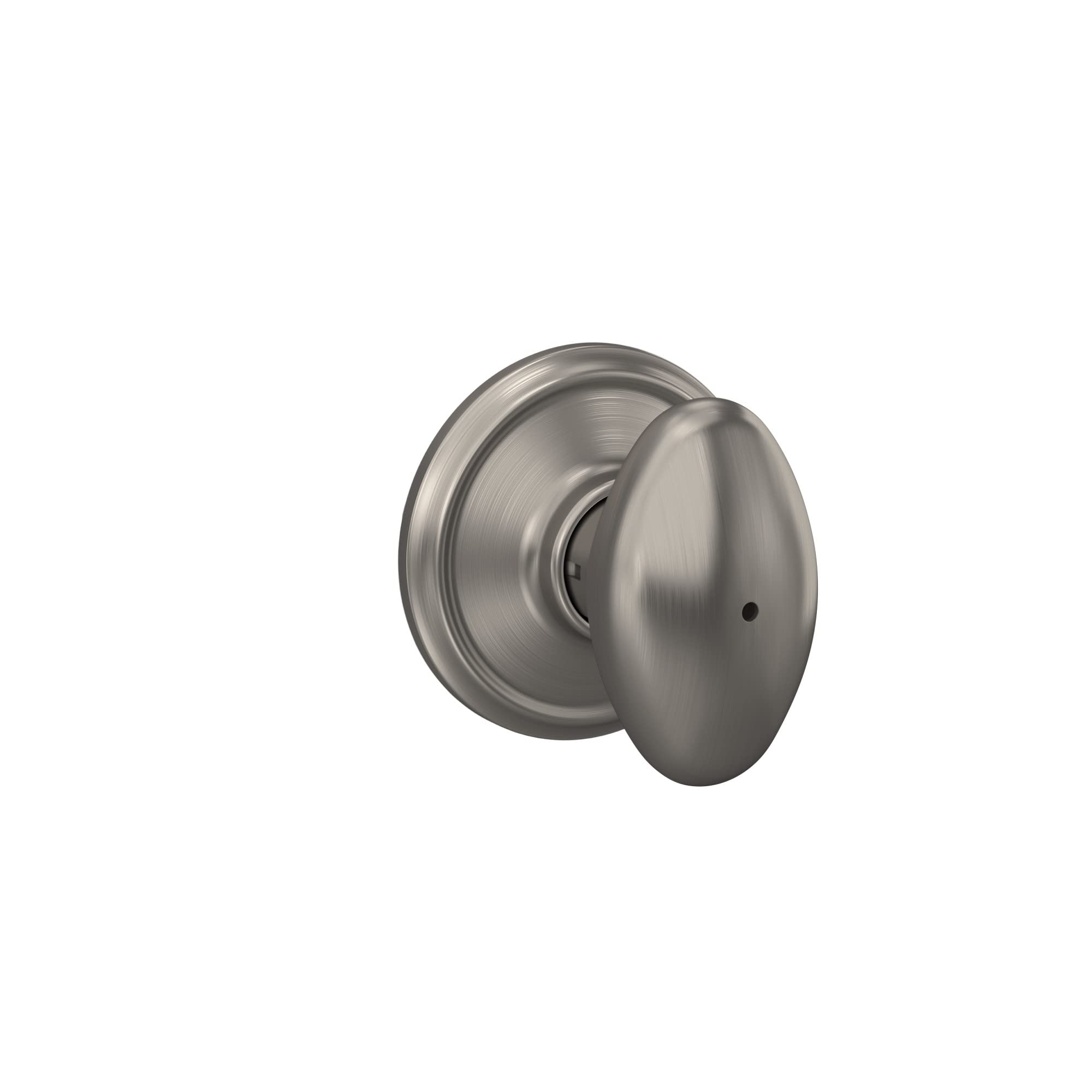 Photo 1 of Schlage F40 SIE 619 Sienna Door Knob, Bed & Bath Privacy Lock, Satin Nickel