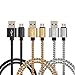 X-EDITION Micro USB Cable 6Ft, USB 2.0 A Male to Micro B Charging Cable Braided Fast Charger Cord for Galaxy S7/S6 Edge, LG G4 G3