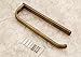 Leyden Antique Brass Towel Ring, Bathroom Hand Towel Holder Retro Towel Bar Wall Mounted Brushed Brass Towel Rack 12.7 inch