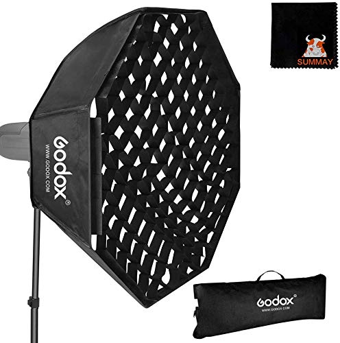 Godox 140cm Top Octagon Grid Softbox Bowens Mount for Photo Studio Video Flash LED Lighting
