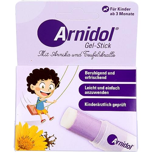Arnidol - Gel Stick, Soothes, Refreshes and Comforts the Skin, Cold Effect, with Ingredients of natural origin such as Arnica and Harpagophyte, Suitable from 3 months of age - 15 g