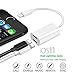 iPhone 7 & iPhone 8 Headphone Splitter, Dual Port Charging and Headphone Adapter, 2 in 1 Charge and Audio Listen to Music at the Same Time, Support iOS 11 and before