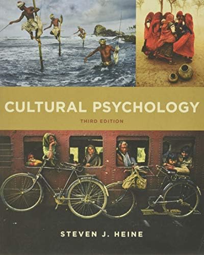 Cultural Psychology: Steven J. Heine: 9780393421873: Amazon.com: Books