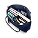 OCT17 Women Tote Bag - Tassels Faux Leather Shoulder Handbags, Fashion Ladies Purses Satchel Messenger Bags (Navy)