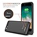 iPhone 8 Plus/7 Plus Battery Case, Trianium Atomic Pro 4200mAh Extended 8 Plus Battery Portable Charger for iPhone 7 Plus,8Plus (5.5”)[Black] Power Juice Charging Case Pack [Apple Certified Part]
