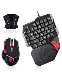 Motospeed Custom Wired Backlight Mechanical Feel Gaming Keyboard and Mouse Combo - for PS4 PS3 Xbox Switch