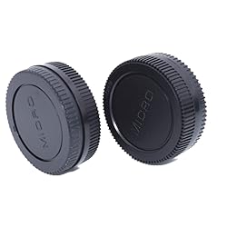 M4/3 Body Cap&Camera Rear Lens Cover Compatible for