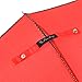 Remedios Boutique Nylon Wind-Resistant Pagoda Umbrella with Dots, Bright Red