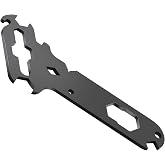 SeDeplacer Multitool/14-In-1 Separate Tools,4mm Hardened Steel | 14 separate integrated tools built into one unit,Including Wing Nut,Wire Strippers,Bottle Opener,Versatile hand tool for RV