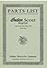 Parts List Indian Scout Reprint 1920 1921 1922 1923 1924 1925 1926