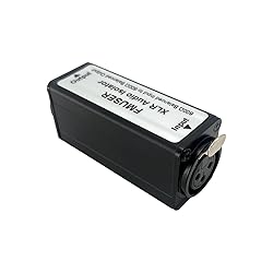 FMUSER XLR Audio Ground Loop Noise Isolator
