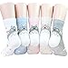 Totoro Friends Women's Socks 5pairs(5color)=1pack Made in Korea, One Size