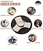 Fidget Spinner Toys Hand Spinner Stress Reducer Aluminum Alloy Bearing Anti Anxiety ADD, ADHD, Autism Adult Children Kids 360 Spinner Helps Focusing Fidget Toys EDC Focus Toy (Red)