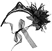 Simplicity Sheer Lace and Floral Mardi Gras Masquerade Costume Mask, 1059_Black