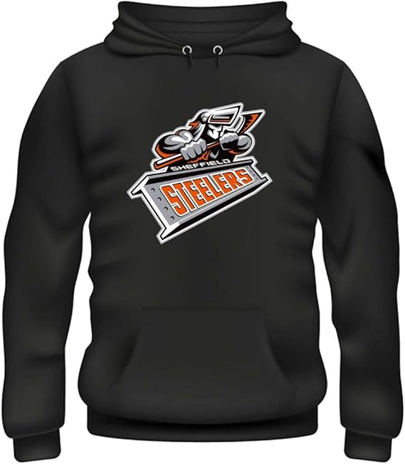 Ice Hockey Sheffield Steelers Hoodie Black Amazon.co.uk Clothing
