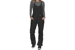 Hvyesh Snow Pants Womens Bib Overalls for Women Winter Ski Pants Trendy 2024 Snow Bib WaterproInsulated