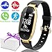 Symfury Fitness Tracker IP67 Waterproof Sport Smart Watch for Women Men Kid Bluetooth Heart Rate Monitor Pedometer GPS Activity Tracker Calorie Band for Swim Outdoor Android iPhone